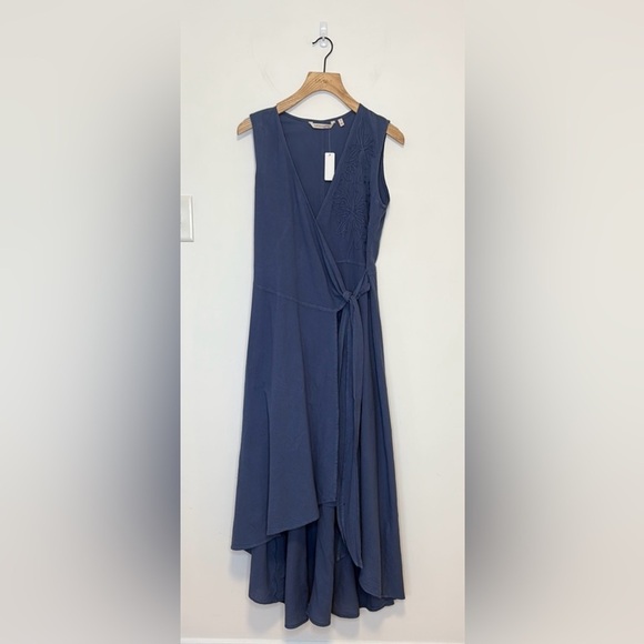 Soft surroundings cotton wrap dress NWT , sz small - Picture 3 of 8